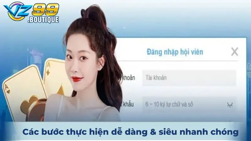 Các bước thực hiện dễ dàng & siêu nhanh chóng